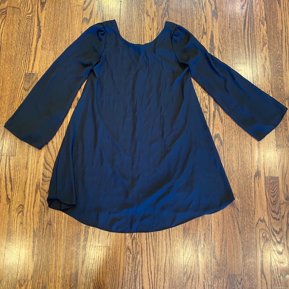 Pink Blush- BLACK GAUZY DRESS-‎ Size Medium